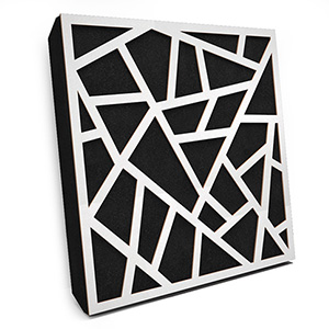 Elite Sound Acoustics Panel 50mm Foam Conference Rooms Skyros White